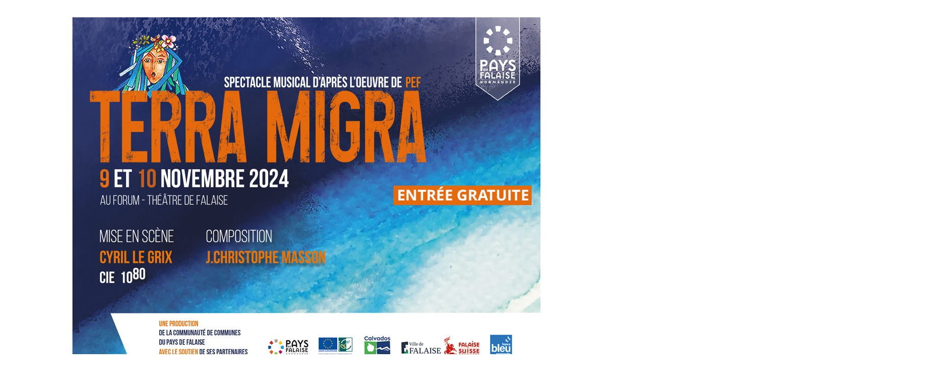 TERRA MIGRA – Spectacle inédit d’après l’œuvre de PEF